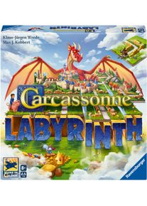 Spiel Ravensburger "Carcassonne Labyrinth", bunt, Spiele, Kinder, Spiel, Made in Europe