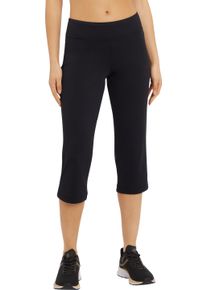 Sporthose Energetics "DA.-3/4 HOSE MANUELA II W", Damen, Gr. S, N-Gr, schwarz, Obermaterial: 73% Polyester, 27% Elasthan, Hosen Sporthose, mit DRY PLUS-Technologie, aus elastischem Stretchmaterial