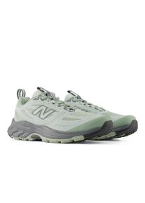 Trailrunningschuh New Balance "410", Damen, Gr. 40, silber moss, slate grau, Synthetik, Textil, Schuhe Trailrunningschuh, f&uuml;r Laufen und Nordic Walking, mit Gummilaufsohle