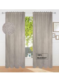 Verdunkelungsvorhang OTTO HOME "Ronnel", sand, B:135cm H:225cm, Polyester, Polyester, Gardinen, Verdunkelungsvorhang, ( 2St ), verdunkelnd, multifunktionsband, einfarbig