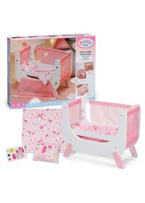 Puppenbett Baby Born "Beistellbett Einhorn", rosa, Puppenm&ouml;bel, KinderB:25cm T:48cm, Puppenbett, B:25cm T:48cm