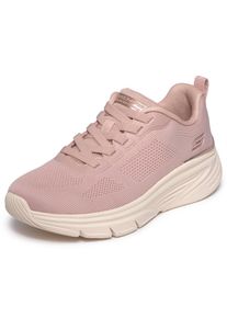 Slip-On Sneaker Skechers "BOBS ARCH FIT ELEV8 VEGAN", Damen, Gr. 35, rosa, Textil, Schuhe Slip-On Sneaker, Schlupfschuh, Freizeitsneaker, Halbschuh, maschinenwaschbar