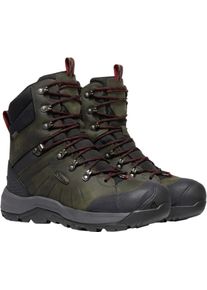Outdoorschuh Keen "REVEL IV HIGH POLAR", Herren, Gr. 43, grau (anthrazit), Leder, Schuhe Outdoorschuh, wasserdicht