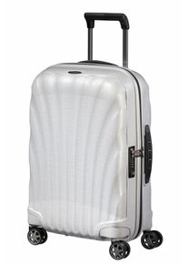 Handgep&auml;ck-Trolley Samsonite "C-LITE", Damen, Gr. B/H/T: 40cm x 55cm x 20cm 36 l, sanftes wei&szlig;, Curv, Polypropylen, Koffer Handgep&auml;ck-Trolley, mit Teleskopgriff und Soft-Touch-Tragegriffen