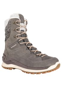 Winterstiefel Lowa "CALCETA EVO GORE-TEX WS", Damen, Gr. 41,5, grau (stein, biscuit), Leder, Textil, Schuhe Winterstiefel, wasserdicht, winddicht,atmungsaktiv dank GORE-TEX Membrane