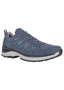 Wanderschuh Lowa "INNOX EVO II GORE-TEX", Herren, Gr. 41, blau (stahlblau, ocean), Microfaser, Textil, Schuhe Wanderschuh, wasserdicht dank Gore-Tex Membrane