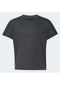 T-Shirt adidas Sportswear "ADIDAS KIDS", M&auml;dchen, Gr. 140, schwarz, Obermaterial: 70% Polyester, 30% Viskose, Rundhals, Shirts T-Shirt