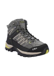 Wanderschuh CMP "RIGEL MID WP TREKKING SHOES", Herren, Gr. 46, grau, cardmom, Leder, Schuhe Wanderschuh, wasserdicht