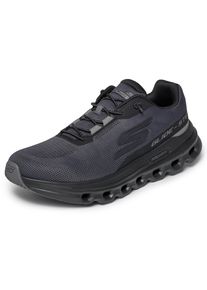 Slip-On Sneaker Skechers "GO RUN GLIDE-STEP ARCH FIT-CASION", Herren, Gr. 45, grau (schwarz, grau), Textil, Schuhe Slip-On Sneaker, Schlupfschuh, Halbschuh, Freizeitschuh, mit elastischen Schn&uuml;rsenkeln