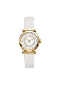 Quarzuhr DKNY "Essentials Watch", wei&szlig;, Armbanduhren, Damen, Quarzuhr, Armbanduhr, Damenuhr, Lederarmband, analog