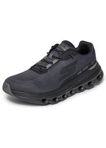 Slip-On Sneaker Skechers "GO RUN GLIDE-STEP ARCH FIT-CASION", Herren, Gr. 41, grau (schwarz, grau), Textil, Schuhe Slip-On Sneaker, Schlupfschuh, Halbschuh, Freizeitschuh, mit elastischen Schn&uuml;rsenkeln