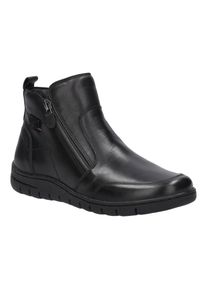 Stiefelette Josef Seibel "Estenra 02, black-black", Damen, Gr. 37, schwarz (schwarz, schwarz), Obermaterial: 100% Rindsleder Leather cow., Schuhe Stiefelette
