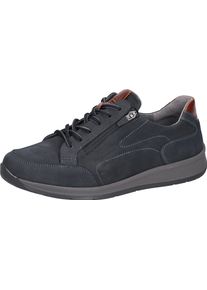 Waldl&auml;ufer Schn&uuml;rschuh WALDL&Auml;UFER "Kilian", Herren, Gr. 11,5 (46,5), blau (marine cognac), Nappaleder, Nubukleder, Schuhe Schn&uuml;rschuh, Halbschuh, Bequemschuh, Sneaker in Extraweite K