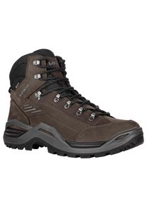 Wanderschuh Lowa "RENEGADE EVO GORE-TEX MID", Herren, Gr. 41,5, schwarz (dunkelbraun, schwarz), Leder, Schuhe Wanderschuh, wasserdicht, winddicht,atmungsaktiv dank GORE-TEX Membrane