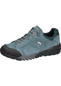 Waldl&auml;ufer Schn&uuml;rschuh WALDL&Auml;UFER "H-Fritz", Herren, Gr. 12 (47), blau (schwarz petrol t&uuml;rkis), Gummi, Nubukleder, Textil, Schuhe Schn&uuml;rschuh, Outdoorschuh, Wanderschuh, Sneaker mit TEX-Membrane, H-Weite