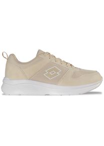 Sneaker Lotto, Herren, Gr. 38, beige (sand, wei&szlig;), Kunstfaser, Synthetik, Mesh, Schuhe Sneaker, - besonders leicht & bequem