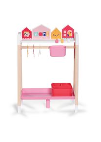 Puppenkleiderschrank Baby Born "Kleiderstange", rosa, Puppenm&ouml;bel, Kinder, Holz, Kunststoff, Puppenkleiderschrank, inklusive 3 Kleiderb&uuml;gel; im Scandi-Design