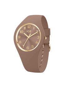 Ice Watch Quarzuhr ICE-WATCH "ICE champagne", braun (braun, braun, braun), Armbanduhren, Damen, Quarzuhr, Armbanduhr, Damenuhr, Silikonarmband, analog