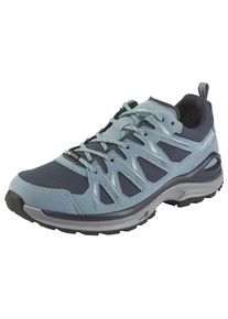 Wanderschuh Lowa "INNOX EVO II GORE-TEX Ws", Damen, Gr. 42,5, blau (rauchblau, blau), Textil, Schuhe Wanderschuh, wasserdicht dank Gore-Tex Membrane, Topseller