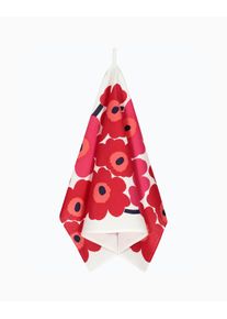 Geschirrtuch Marimekko "UNIKKO", wei&szlig;, rot, H:47cm L:70cm, Baumwolle, Leinen, Geschirrt&uuml;cher, Geschirrtuch, 70x47 cm