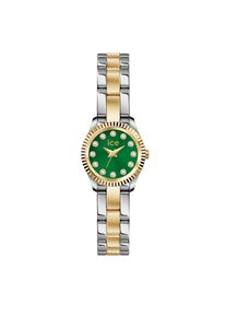 Ice Watch Quarzuhr ICE-WATCH "ICE mimi", silbergold, gr&uuml;n, Armbanduhren, Damen, Quarzuhr, Armbanduhr, Damenuhr, Edelstahlarmband, analog