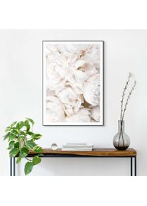 Bild mit Rahmen Reinders "White Roses", wei&szlig; (farbe bild(er): wei&szlig;), B:50cm H:70cm T:1,6cm, Holzwerkstoff, Bilder, Bild mit Rahmen