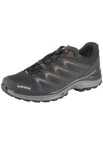 Wanderschuh Lowa "MEADOW GORE-TEX LO SL", Herren, Gr. 43,5, schwarz (graphit, bronze), Synthetik, Textil, Schuhe Wanderschuh, wasserdicht, winddicht,atmungsaktiv dank GORE-TEX Membrane