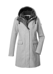 G.I.G.A. by Killtec Parka "GW 19 WMN PRK", Damen, Gr. 46, grau, Oberseite: 100% Polyester.R&uuml;ckseite: 100% Polyester.Futter: 100% Polyester.Futter 2: 100% Polyester.F&uuml;llung: 100% Polyester, G.I.G.A. DX BY KILLTEC, Jacken Parka, Windabweisender Damen Parka mit Kapuze, Gilet, 2-Wege-Rei&szlig;verschluss