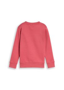 Sweatshirt Tom Tailor, Jungen, Gr. 116/122, pink (berry rot), Sweatware, Obermaterial: 70% Baumwolle, 30% Polyester, regular fit taillenbedeckt, Rundhals, Rippb&uuml;ndchen, Sweatshirts Sweatshirt, mit Logo Stickerei