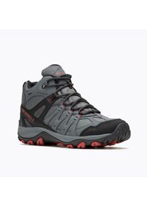 Wanderschuh Merrell "ACCENTOR 3 SPORT MID GORE-TEX", Herren, Gr. 43, grau (rock), Leder, Synthetik, Schuhe Wanderschuh, wasserdicht dank Gore-Tex Membrane, Topseller