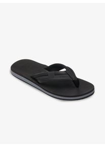 Zehentrenner Quiksilver "CARVER SQUISH 26", Herren, Gr. 41, atmungsaktiv, schwarz (schwarz 4), Synthetik, Schuhe Zehentrenner, Sommerschuhe