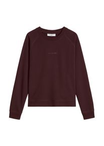 Marc O'Polo Sweatshirt MARC O'POLO DENIM, Damen, Gr. XL, espresso braun, Sweatware, Obermaterial: 100% Baumwolle, unifarben, relaxed fit normal, Rundhals, Rippb&uuml;ndchen, Sweatshirts Sweatshirt, relaxed fit