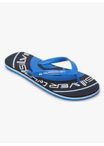 Zehentrenner Quiksilver "MOLOKAI SCREEN", Herren, Gr. 41, Synthetik, blau (schwarz navy), Schuhe Zehentrenner, Sommerschuhe