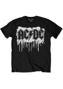 AC/DC Unisex volwassene druipend van opwinding T-Shirt (Zwart)