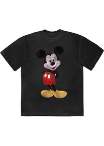 Disney Unisex volwassen Stance Mickey Mouse T-Shirt (Zwart)