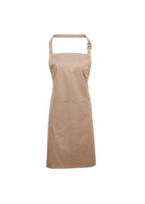 Premier Unisex Volwassenenschort met zakken (Latte)