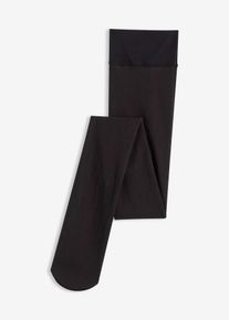 V&auml;rmande mammastrumpbyxa med beige insida (50 den) - svart - storlek 36/38 (S) - bonprix