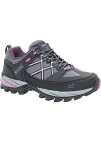 Wanderschuh Regatta "Samaris III Low", Damen, Gr. 41, grau (grau, rosa), Obermaterial: 52% Polyurethan PU. 48% Polyester PES., Schuhe Wanderschuh