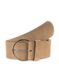 Lederg&uuml;rtel BA98-Cologne "BA98-Cologne G&uuml;rtel", Damen, Gr. 100, beige (caramello), Obermaterial: 100% Lammleder LEL., uni, G&uuml;rtel Lederg&uuml;rtel, aus weichem Velour-Leder