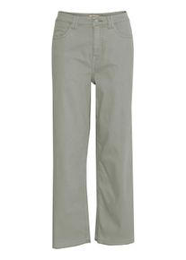 Stoffhose Fransa "Hose FRTWILL", Damen, Gr. 38, N-Gr, gr&uuml;n (agave gr&uuml;n), Obermaterial: 97% Baumwolle CO. 3% Elasthan EL., Hosen Stoffhose