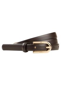 Lederg&uuml;rtel Hugo "Nayara-G Sz15", Damen, Gr. 85, braun (schwarz braun 202), Leder, unifarben, G&uuml;rtel Lederg&uuml;rtel, aus edlem italienischen Leder