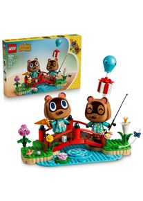 Konstruktionsspielsteine Lego "Ausflug mit Nepp und Schlepp (77059), Lego Animal Crossing", bunt, Spielbausteine, Kinder, Kunststoff, Konstruktionsspielsteine, Made in Europe