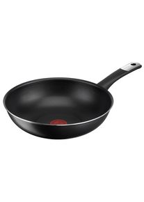 Bratpfanne Tefal "Hard Titanium Essential", schwarz, B:29,4cm H:9,4cm L:46,3cm &Oslash;:28cm, Pfannen, Bratpfanne, 28 cm, Antihaftbeschichtung, Thermo-Signal, tiefe Form, made in France