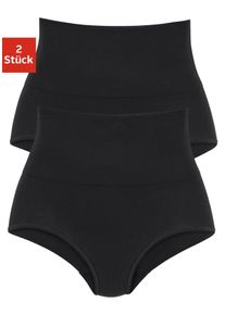 Formslip, Damen, Gr. 36/38, Jersey, schwarz, Jersey, Obermaterial: 65% Baumwolle, 20% Elasthan, 15% Polyamid, PETITE FLEUR BY LASCANA, unifarben, eng, Unterhosen Formslip, shape wear, unifarben, Baumwollmischung, Topseller