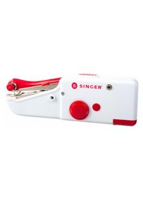 Singer Handn&auml;hmaschine, N&auml;hmaschine, Weiss, Rot