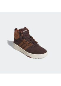 Winterboots adidas Sportswear "HOOPS 4.0 MID", Damen, Gr. 46, wei&szlig; (shadow braun, supplier colour, sanftes wei&szlig;), Synthetik, Schuhe Winterboots, Winterschuhe, Winterstiefel, Snowboots