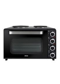 SILVA HOMELINE Minibackofen, Schwarz, Metall, Kunststoff, Glas, 53x32x43 cm, Kochgeschirr, K&uuml;chenger&auml;te, Sonstige K&uuml;chenger&auml;te