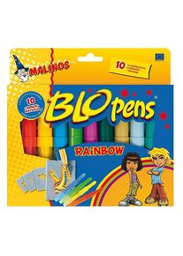 Malinos, Malstifte, Blopens Airbrush-Stifte Rainbow (10x)