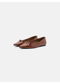 Anna Field Kvinnor Ballerina konjak Storlek 37