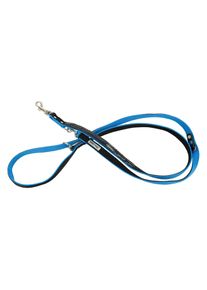 Barry King Smycz dla psa, wz&oacute;r pieski, odblask neo taśma podw&oacute;jna, 25MM/220CM niebieska (Hund), Tierpflegeger&auml;t